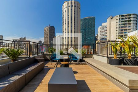 Apartamento à venda com 28m², 1 quarto e sem vagaTerraço