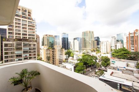 Varanda da Sala de apartamento à venda com 3 quartos, 190m² em Itaim Bibi, São Paulo