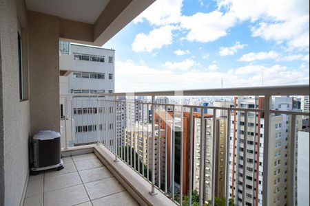 Varanda da Sala de apartamento à venda com 2 quartos, 55m² em Bela Vista, São Paulo