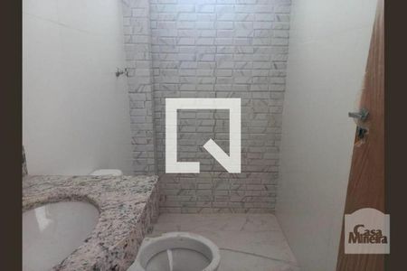 Banheiro de apartamento à venda com 2 quartos, 55m² em Castelo, Belo Horizonte