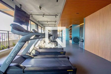 Área Comum - Academia de kitnet/studio à venda com 1 quarto, 24m² em Rio Branco, Porto Alegre