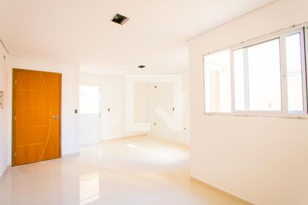 Sala de apartamento à venda com 2 quartos, 70m² em Vila Valparaíso, Santo André