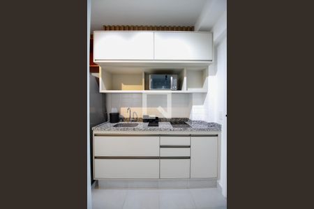 Cozinha de kitnet/studio para alugar com 1 quarto, 22m² em Jardim Paulista, São Paulo