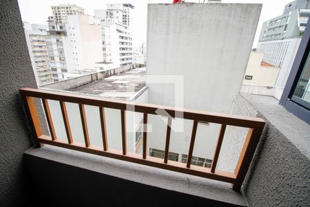 Varanda de kitnet/studio para alugar com 1 quarto, 22m² em Jardim Paulista, São Paulo