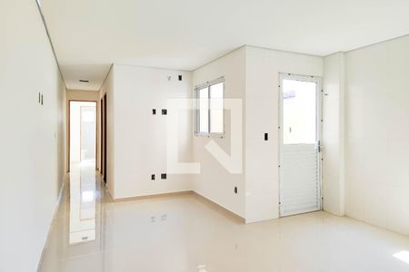 Sala de apartamento à venda com 2 quartos, 70m² em Vila Valparaíso, Santo André