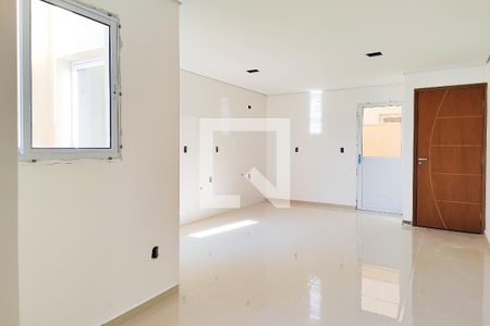 Sala de apartamento à venda com 2 quartos, 70m² em Vila Valparaíso, Santo André