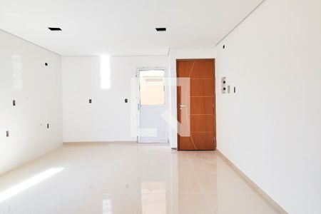 Sala de apartamento à venda com 2 quartos, 70m² em Vila Valparaíso, Santo André