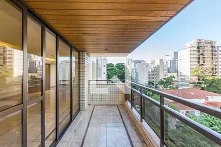 Varanda de apartamento à venda com 4 quartos, 188m² em Gutierrez, Belo Horizonte