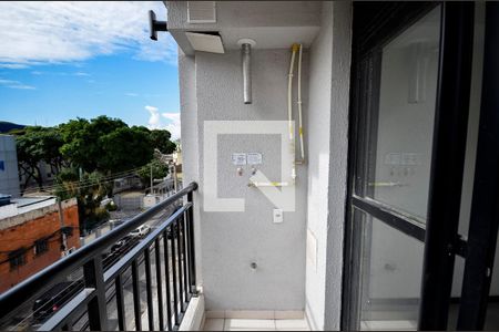Varanda da Sala/Cozinha de apartamento para alugar com 1 quarto, 37m² em São Cristóvão, Rio de Janeiro