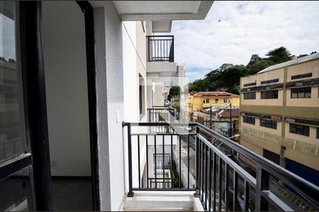 Varanda da Sala/Cozinha de apartamento para alugar com 1 quarto, 37m² em São Cristóvão, Rio de Janeiro