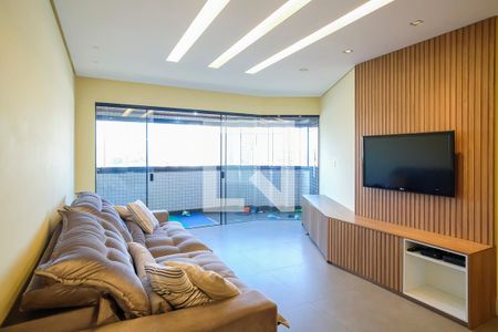 Sala de apartamento para alugar com 3 quartos, 122m² em Barcelona, São Caetano do Sul