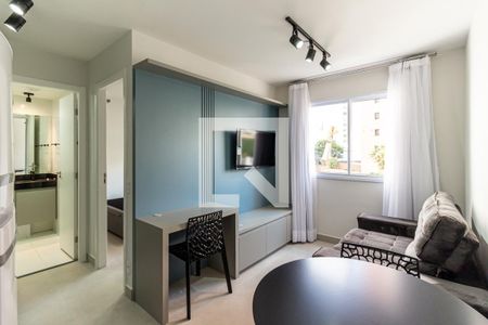 Sala de apartamento para alugar com 1 quarto, 24m² em Vila Buarque, São Paulo