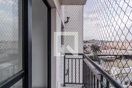 Vista da Sala de apartamento para alugar com 2 quartos, 48m² em Vila Paranaguá, São Paulo