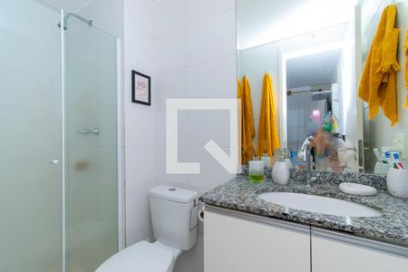Banheiro da Suíte de apartamento à venda com 2 quartos, 60m² em Parque da Vila Prudente, São Paulo