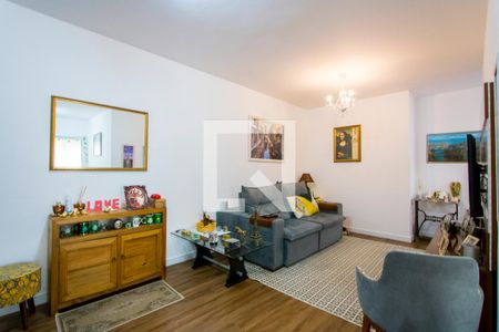 Sala de apartamento à venda com 3 quartos, 97m² em Vila Scarpelli, Santo André
