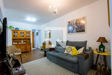 Sala de apartamento à venda com 3 quartos, 97m² em Vila Scarpelli, Santo André