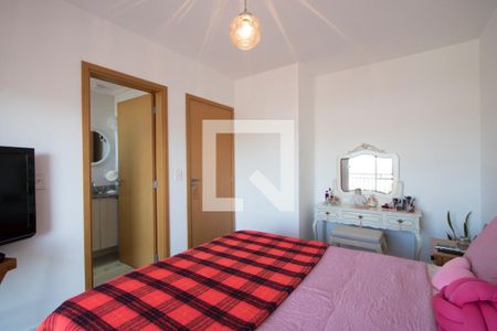 Quarto 1 - Suíte de apartamento à venda com 3 quartos, 97m² em Vila Scarpelli, Santo André