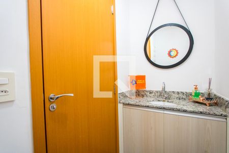 Lavabo de apartamento à venda com 3 quartos, 97m² em Vila Scarpelli, Santo André