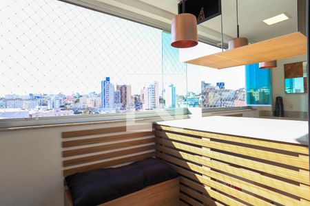 Varanda da Sala de apartamento à venda com 3 quartos, 92m² em Floresta, Belo Horizonte