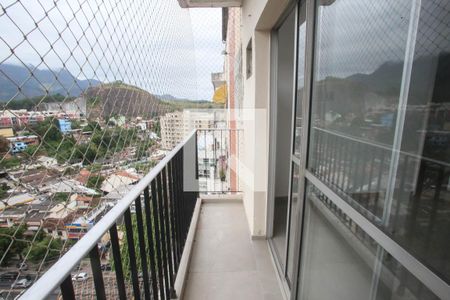 Varanda da Sala de apartamento para alugar com 2 quartos, 57m² em Pechincha, Rio de Janeiro