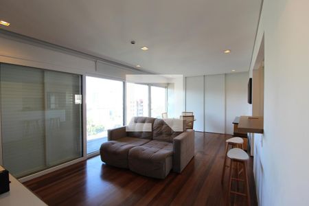 Sala de apartamento para alugar com 1 quarto, 85m² em Vila Olímpia, São Paulo