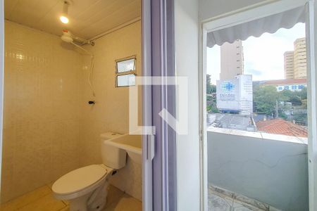 Banheiro de kitnet/studio à venda com 1 quarto, 22m² em Cambuci, São Paulo
