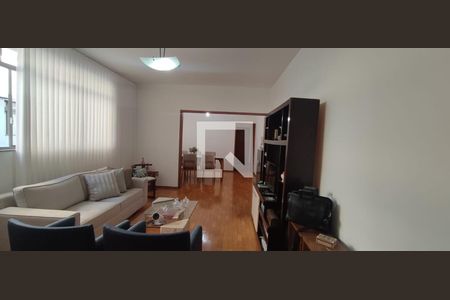 Sala  de apartamento à venda com 4 quartos, 155m² em Funcionários, Belo Horizonte