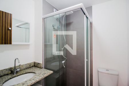 Studio para alugar com 26m², 1 quarto e sem vaga Studio para alugar com 26m², 1 quarto e sem vagaBanheiro