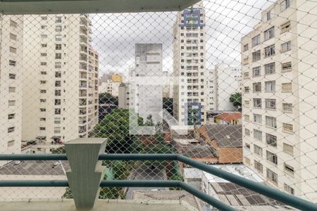 Varanda do Quarto de apartamento para alugar com 1 quarto, 39m² em Vila Buarque, São Paulo