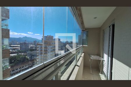 Varanda de apartamento para alugar com 1 quarto, 56m² em Vila Caiçara, Praia Grande