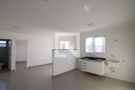Sala/Cozinha de apartamento para alugar com 1 quarto, 46m² em Jardim Tranqüilidade, Guarulhos