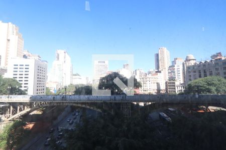 Vista da janela de kitnet/studio para alugar com 1 quarto, 40m² em Centro Histórico de São Paulo, São Paulo