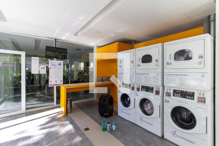 Studio para alugar com 35m², 1 quarto e 1 vagaLavanderia