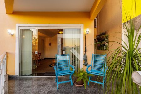 Varanda da Sala de casa de condomínio à venda com 4 quartos, 303m² em Anil, Rio de Janeiro