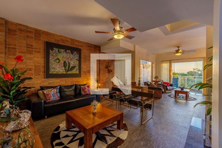 Sala de casa de condomínio à venda com 4 quartos, 303m² em Anil, Rio de Janeiro