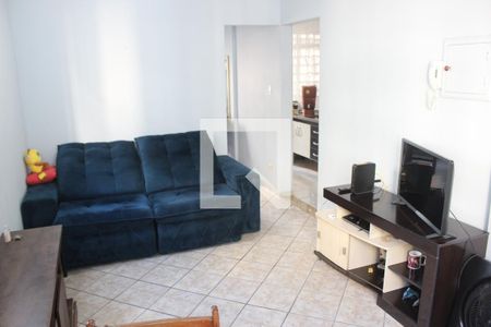 Sala de apartamento para alugar com 1 quarto, 53m² em Itararé, São Vicente
