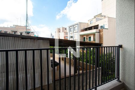 Varanda da Sala/Quarto de kitnet/studio para alugar com 1 quarto, 19m² em Bela Vista, São Paulo