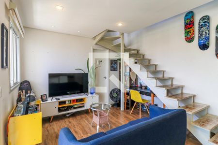 Sala de apartamento à venda com 1 quarto, 59m² em Santo Amaro, São Paulo