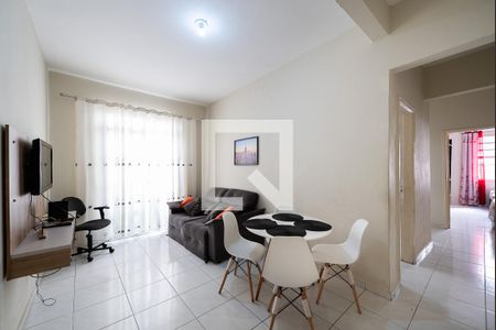 Sala de apartamento para alugar com 2 quartos, 78m² em Boqueirão, Santos