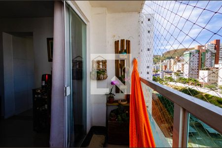 Varanda de apartamento à venda com 2 quartos, 64m² em Buritis, Belo Horizonte