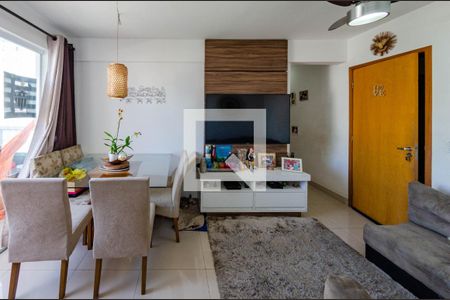 Sala de apartamento à venda com 2 quartos, 64m² em Buritis, Belo Horizonte
