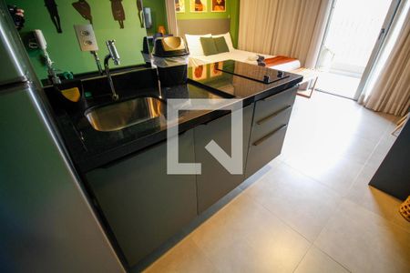 Studio à venda com 31m², 1 quarto e sem vagaCozinha