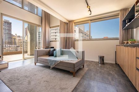 Sala/Cozinha de kitnet/studio à venda com 1 quarto, 73m² em Cerqueira César, São Paulo