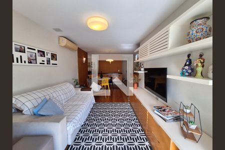 Sala de apartamento à venda com 2 quartos, 90m² em Laranjeiras, Rio de Janeiro