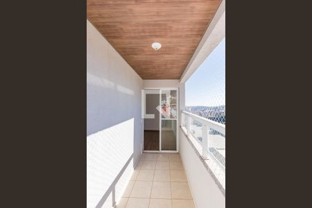 Varanda de apartamento à venda com 2 quartos, 58m² em Buritis, Belo Horizonte