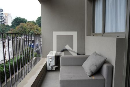 Apartamento à venda com 31m², 1 quarto e sem vagaVaranda