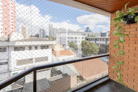 Varanda da Sala de apartamento para alugar com 3 quartos, 104m² em Chácara Santo Antônio (zona Sul), São Paulo