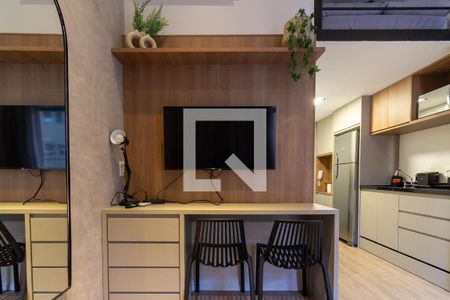 Sala de apartamento à venda com 1 quarto, 24m² em Jardim das Acácias, São Paulo