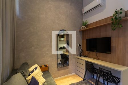 Sala de apartamento à venda com 1 quarto, 24m² em Jardim das Acácias, São Paulo