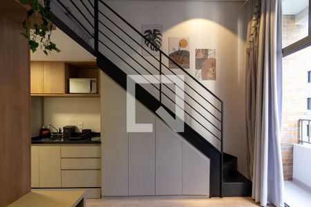 Sala de apartamento à venda com 1 quarto, 24m² em Jardim das Acácias, São Paulo